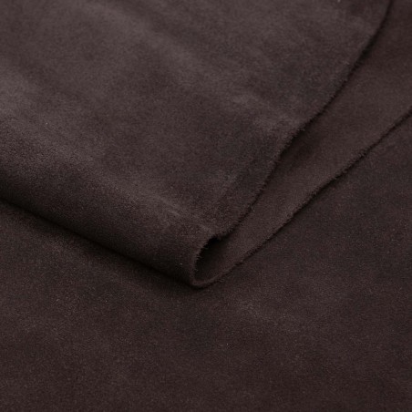 Piel serraje vacuno, color café, grosor 1,4 - 1,6 mm