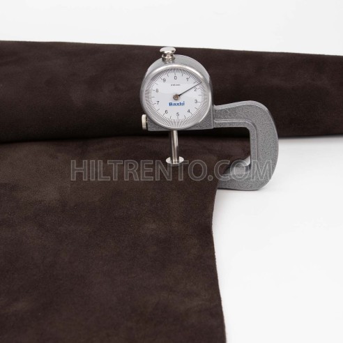 Piel serraje vacuno, color café, grosor 1,4 -...
