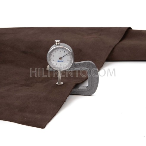 Piel serraje vacuno, color marrón, grosor 1,4 -...