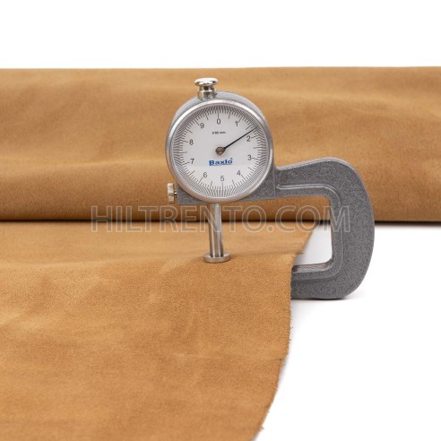 Piel serraje vacuno, color cuero, grosor 1,4 -...