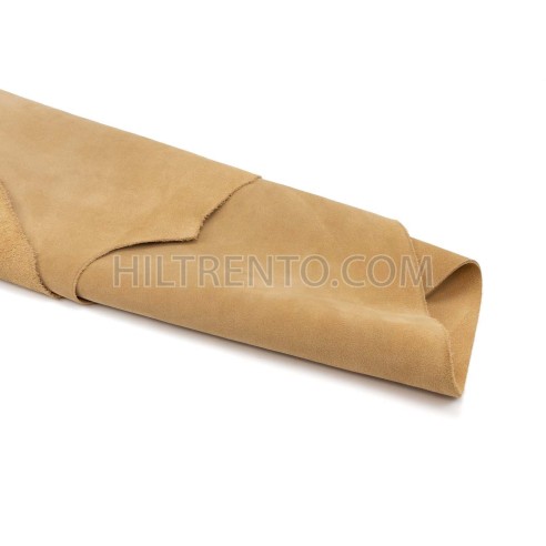 Piel serraje vacuno, color cuerda, grosor 1,4 -...