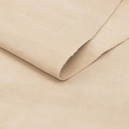 Piel serraje vacuno, color arena, grosor 1,4 - 1,6 mm