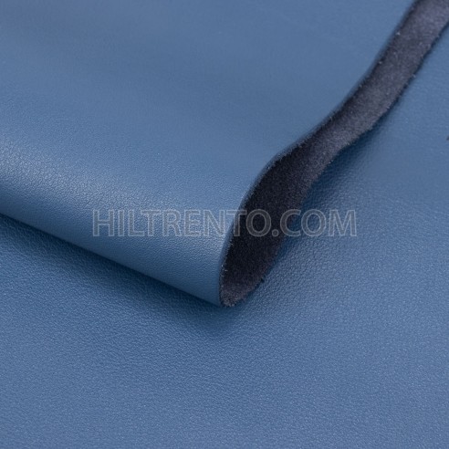 Piel Napa vacuno, color azul costa, grosor 1,2...
