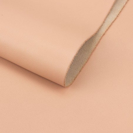 Piel Napa vacuno, color nude, grosor 1,2 - 1,4 mm
