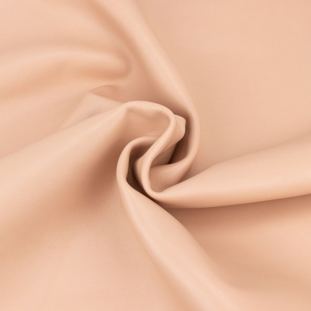 Piel Napa vacuno, color nude, grosor 1,2 - 1,4 mm