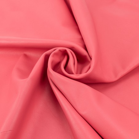 Piel Napa vacuno, color fucsia, grosor 1,2 - 1,4 mm