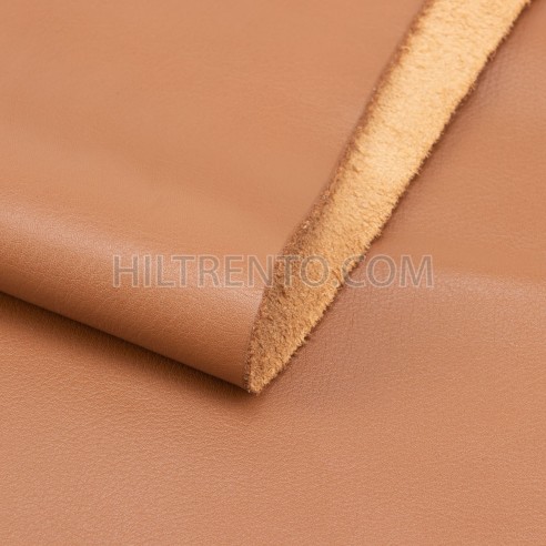 Piel Napa vacuno, color marrón tabaco, grosor...