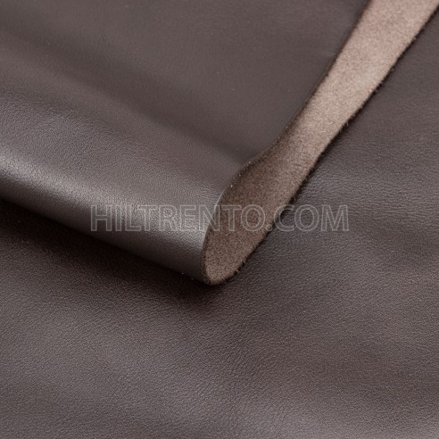 Piel Napa vacuno, color marrón, grosor 1,2 -...