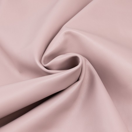 Piel Napa vacuno, color rosa palo, grosor 1,2 - 1,4 mm