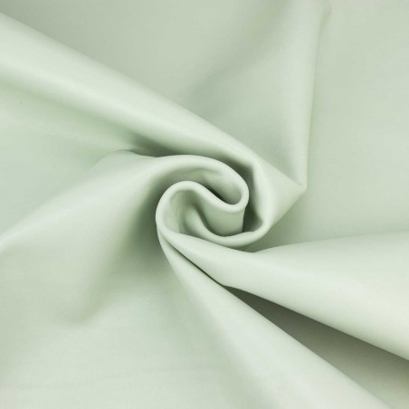 Piel Napa vacuno, color verde lavanda, grosor 1,2 - 1,4 mm