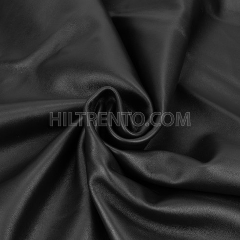 Piel Napa vacuno, color negro, grosor 1,2 - 1,4 mm