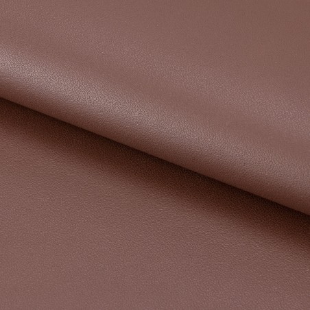 Piel Napa vacuno, color marrón brandy, grosor 1,4 - 1,6 mm