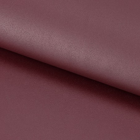 Piel Napa vacuno, color burdeos, grosor 1,4 - 1,6 mm