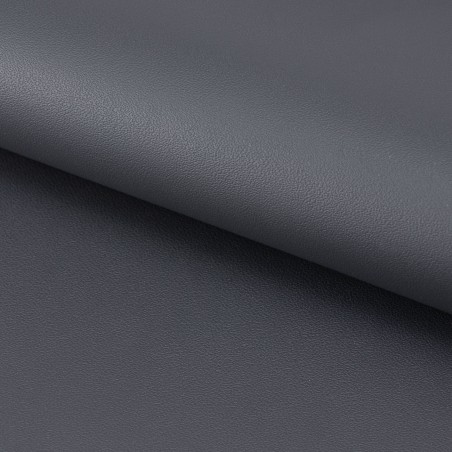 Piel Napa vacuno, color gris carbón, grosor 1,4 - 1,6 mm