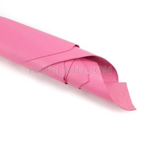 Piel Napa vacuno, color chicle, grosor 1,4 -...