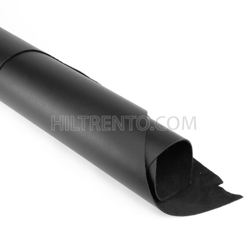Piel napa vacuno, color negro, grosor 1,4 - 1,6 mm