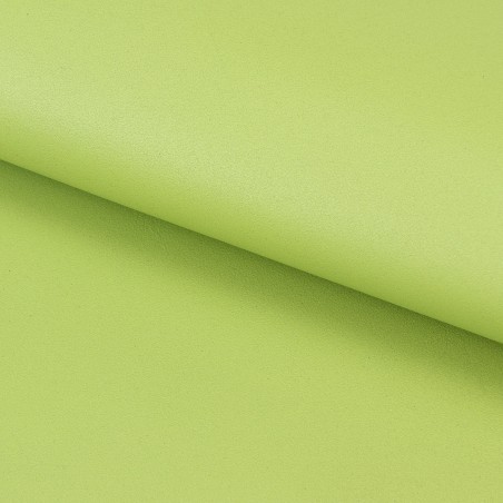 Piel Napa vacuno, color verde pistacho, grosor 1,4 - 1,6 mm