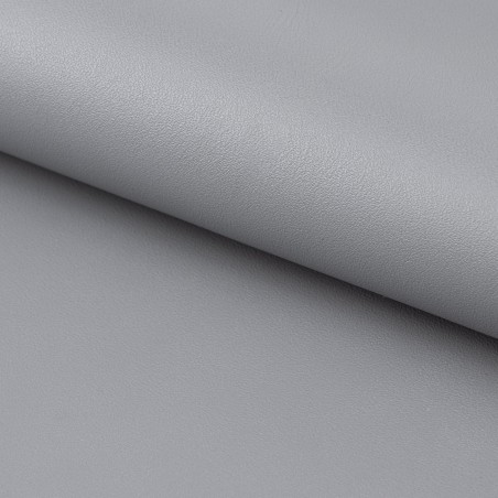 Piel Napa vacuno, color gris claro, grosor 1,4 - 1,6 mm