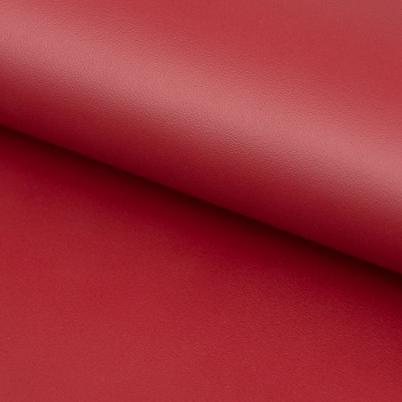 Piel Napa vacuno, color rubí, grosor 1,4 - 1,6 mm