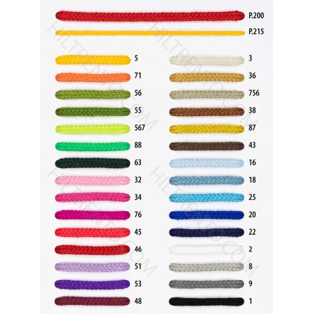 Cordón redondo fino acrílico Manubens 4 mm P.215 - Bobina 100 m