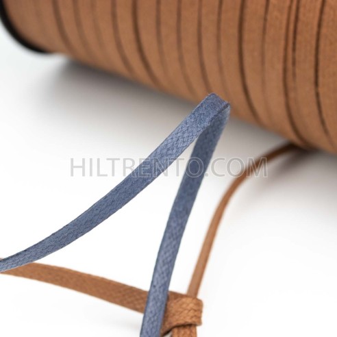 Cordón plano ref. 462 encerado algodón 5 mm -...