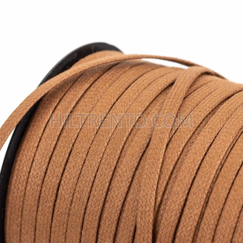 Cordón plano ref. 462 encerado algodón 5 mm -...