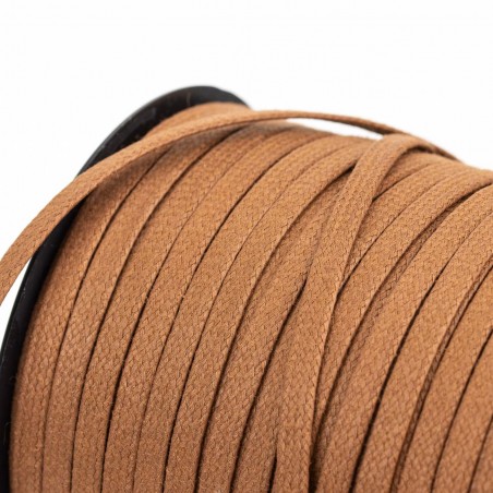 Cordón plano ref. 462 encerado algodón 5 mm - Rollo 100 metros
