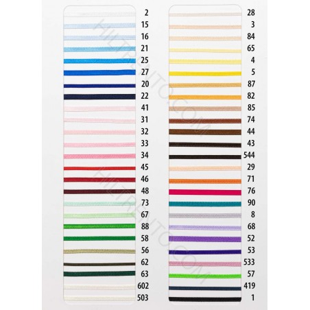 Cinta satén dos caras poliéster 3 mm Manubens P 700 - Bobina 100 metros