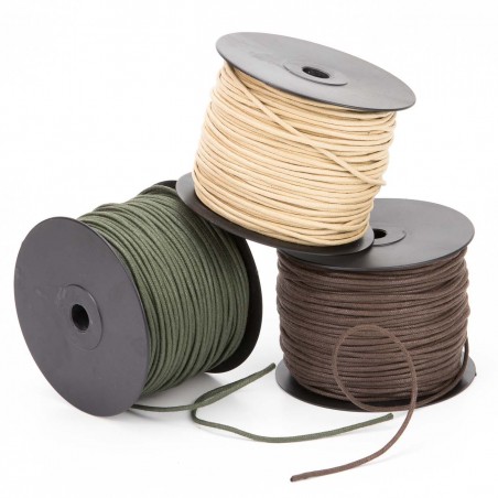 Cordón redondo ref.320 encerado algodón 3 mm  - Rollo 100 metros