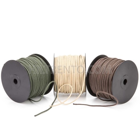 Cordón redondo ref.320 encerado algodón 3 mm  -...