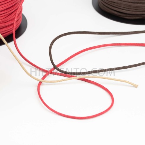 Cordón redondo ref.320 encerado algodón 3 mm  -...