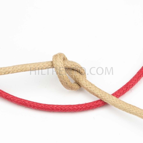 Cordón redondo ref.320 encerado algodón 3 mm  -...