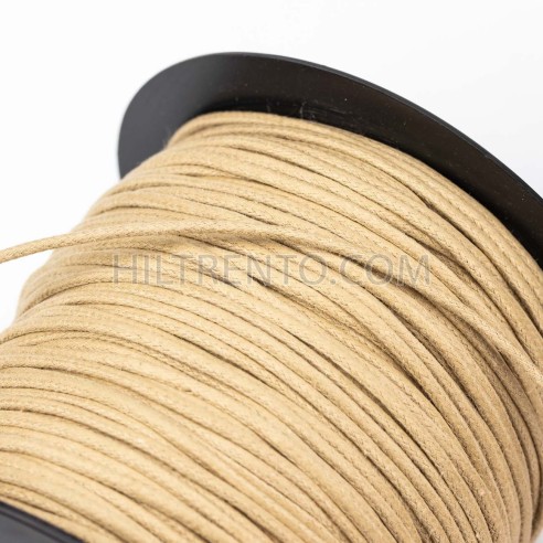 Cordón redondo ref.98 fino encerado algodón 1.8...