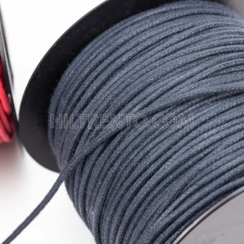 Cordón redondo ref.98 fino encerado algodón 1.8...