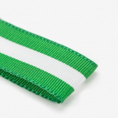 Cinta Bandera de Andalucía 100% poliéster, Manubens P470 - Rollo 25 mts