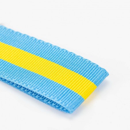 Cinta Bandera de Asturias 100% poliéster, Manubens P470 - Rollo 25 mts