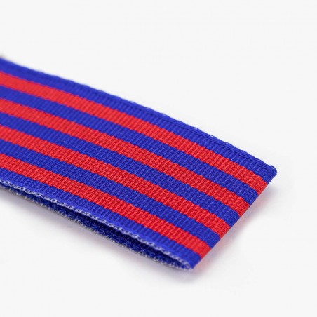 Cinta Bandera del Barça FC Barcelona 100% poliéster, Manubens P470 - Rollo 25 mts