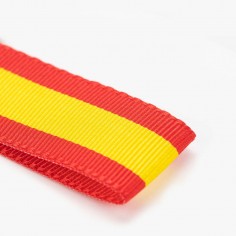 Cinta Bandera de España 100% poliéster, Manubens P470 - Rollo 25 mts