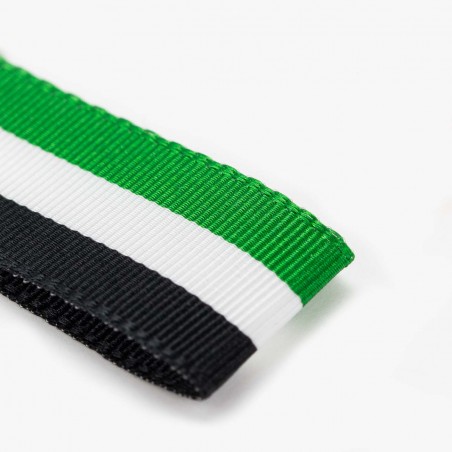 Cinta Bandera de Extremadura 100% poliéster, Manubens P470 - Rollo 25 mts