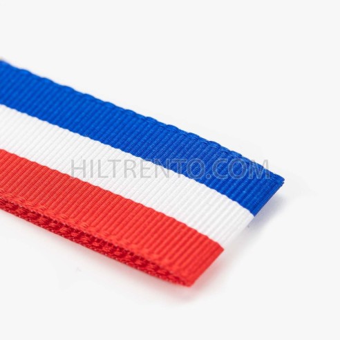Cinta Bandera de Francia 100% poliéster, Manubens P470 - Rollo 25 mts