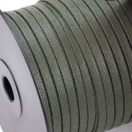 Cordón plano ref. 300 encerado algodón 6 mm - Rollo 100 mts