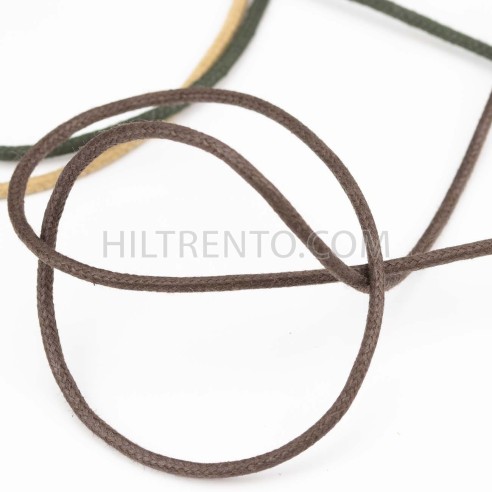 Cordón redondo ref.664 encerado algodón 2 mm -...