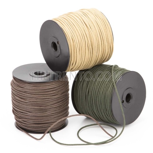 Cordón redondo ref.664 encerado algodón 2 mm -...