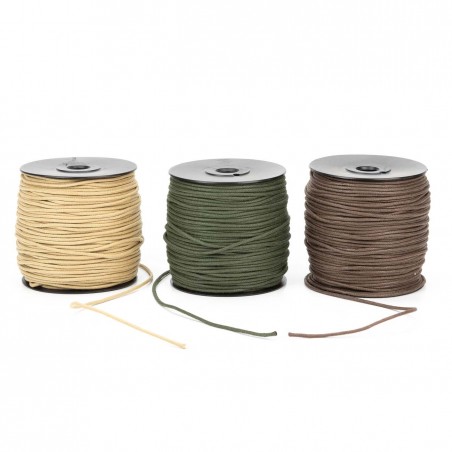 Cordón redondo ref.664 encerado algodón 2 mm - Rollo 100 metros