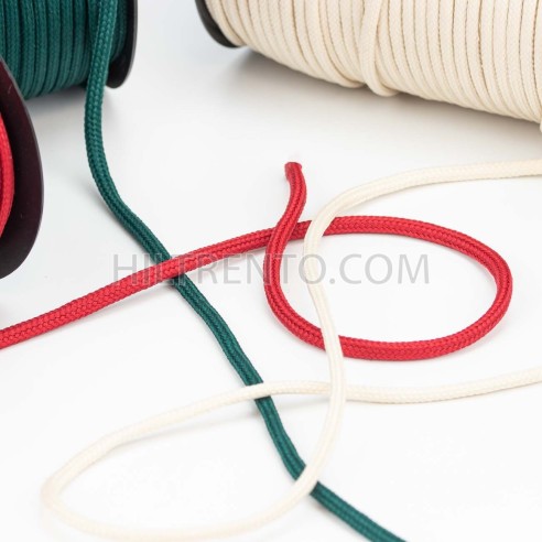 Cordón redondo ref.38 poliéster 4.5 mm - Rollo...