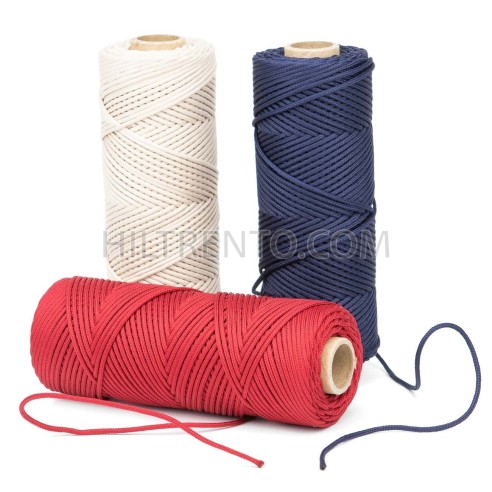 Cordón redondo ref.40 poliéster fino 2 mm -...