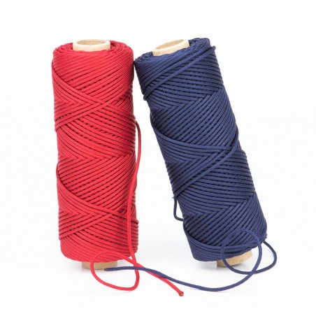 Cordón redondo ref.40 poliéster fino 2 mm - Rollo 100 metros