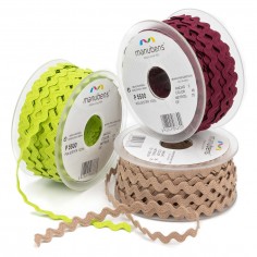 Cinta ondulina zig zag Manubens ref. 5500 de 6 mm nº 2 -...