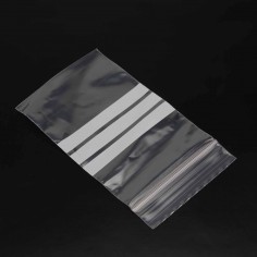 Bolsa autocierre banda escritura 6x8 cm - pack 1000 uds