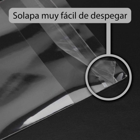 Bolsa transparente cierre adhesivo 6x8 cm - pack 1000 uds